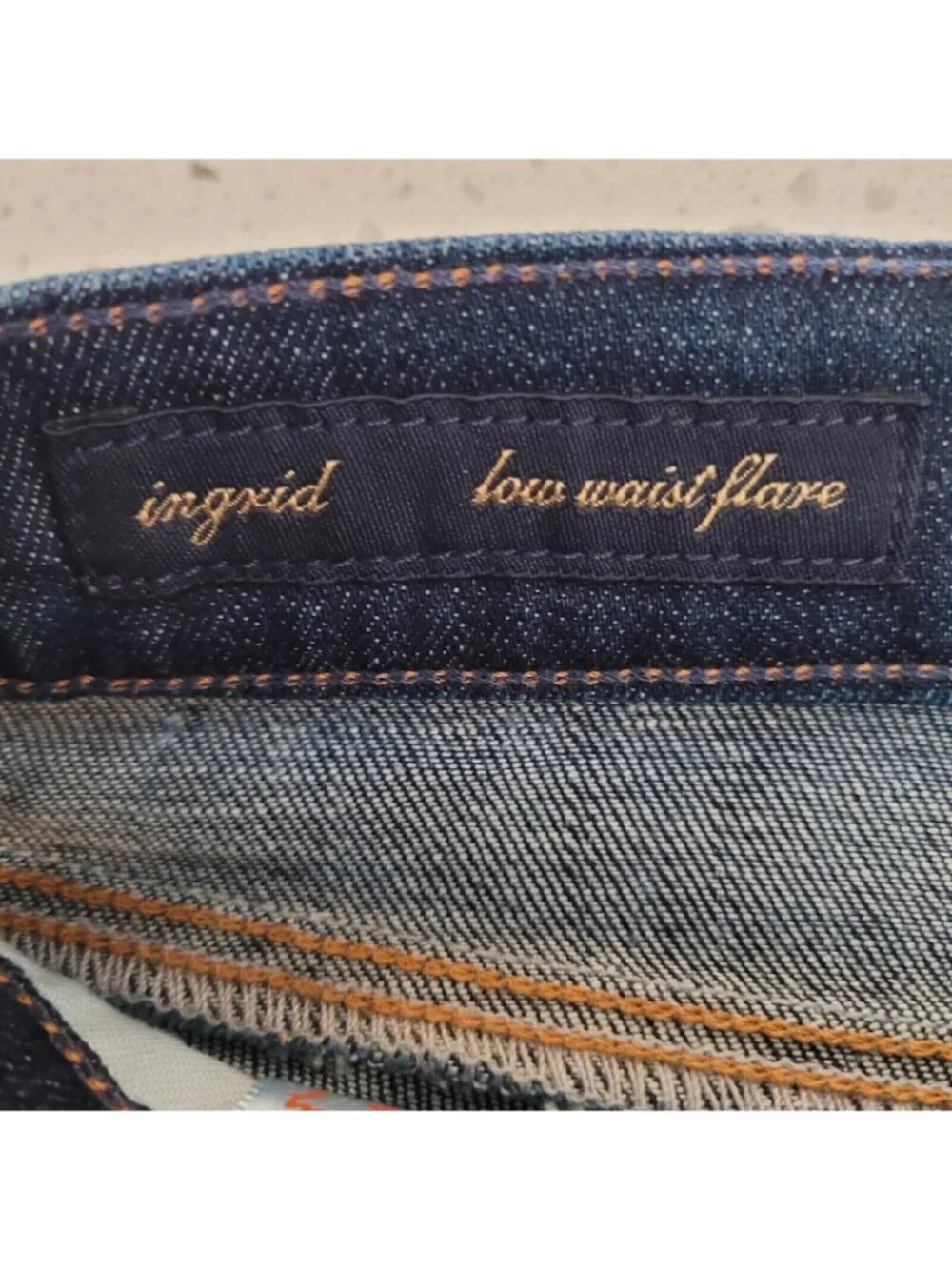 Citizens of Humanity Jeans Womens 30 Blue Ingrid Low Waist Flare Denim Stretch - Picture 7 of 11